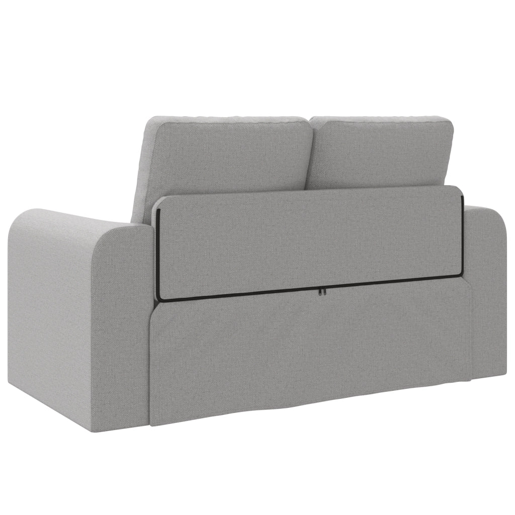 Divano Letto 2-in-1 Grigio Nuvola 148x71x83 cm Tessuto