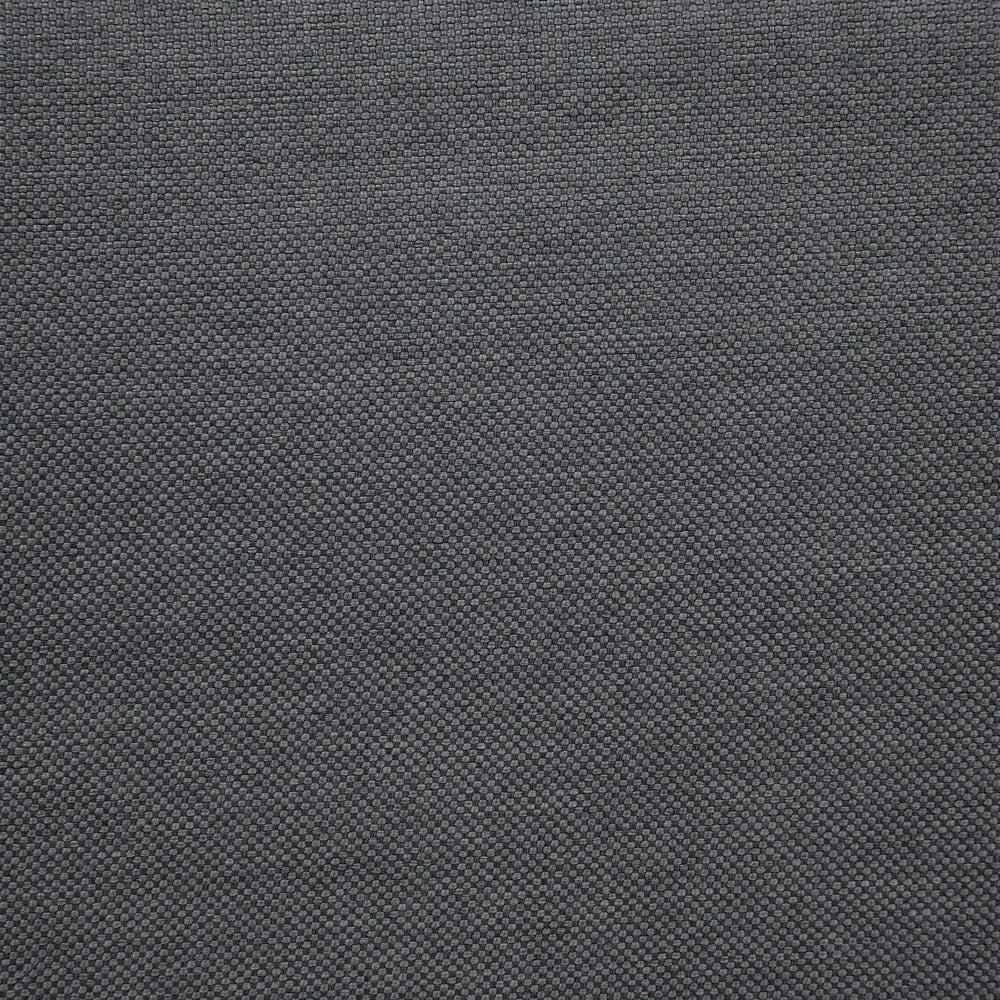 Letto Tessuto Nero Imbottito 160 x 200 cm Struttura Con Testiera Trapuntata E Materasso
