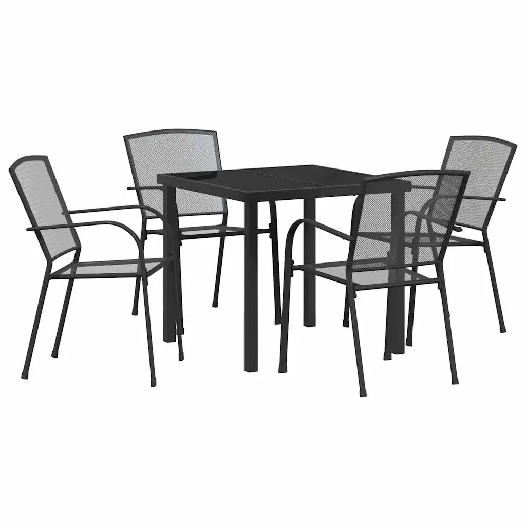 Set da Pranzo per Giardino 5 pcs Antracite 3379283