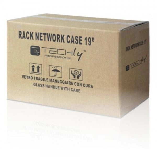 Armadio Rack 19'' a Muro 9U prof. 320 Grigio Assemblato