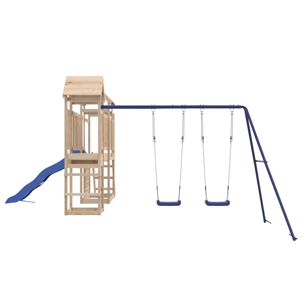 Set da Gioco da Esterno in Legno Massello di Pino 3155897