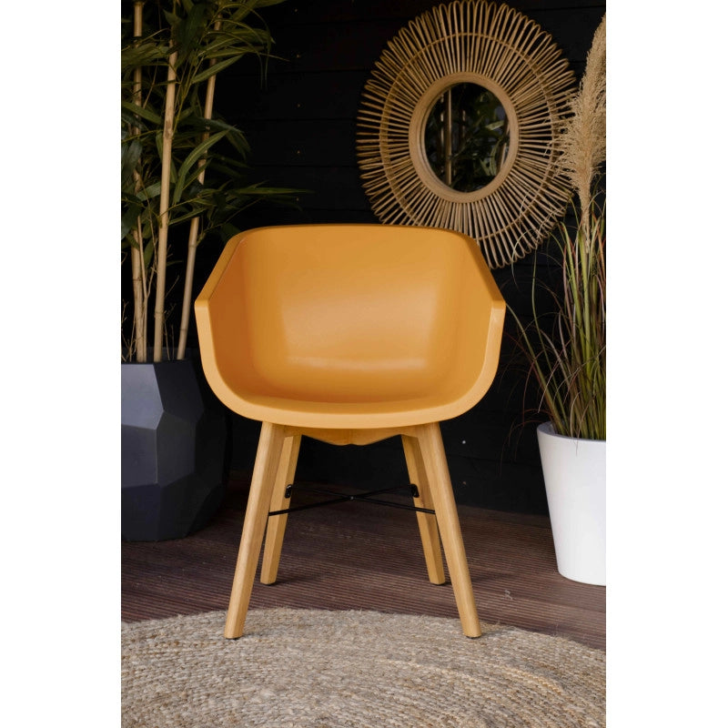 Set di 2 sedie AMALIA Eucalyptus HARTMAN - Arancione