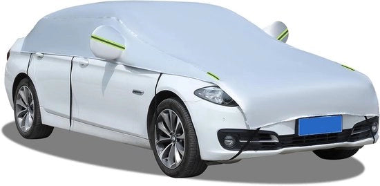 Autozappatore Tutti Clima - Imbottito e impermeabile - 1 pezzo - Copertura a metà - Adatto per berline