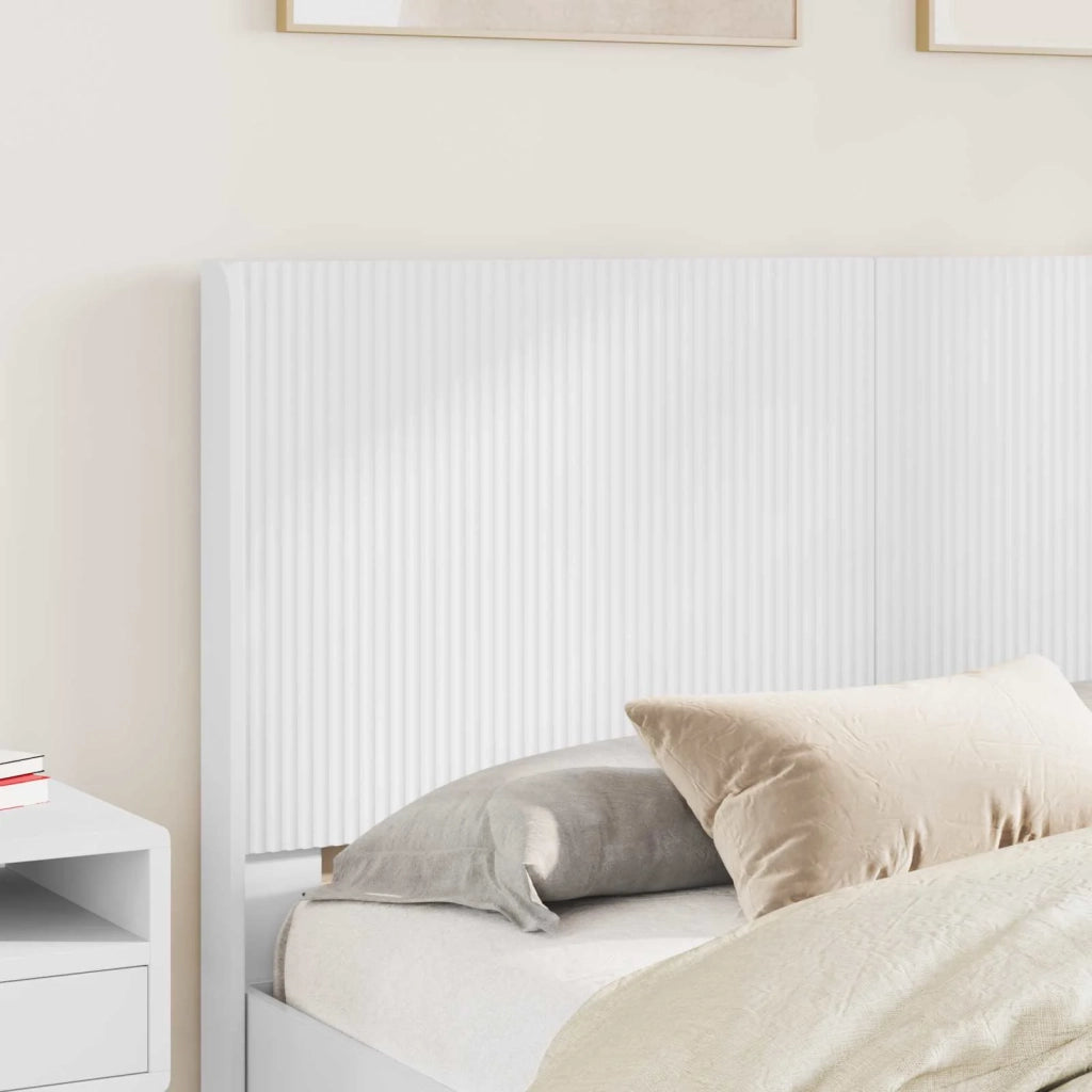 Struttura del letto con stoccaggio e testata Bianco 3414087