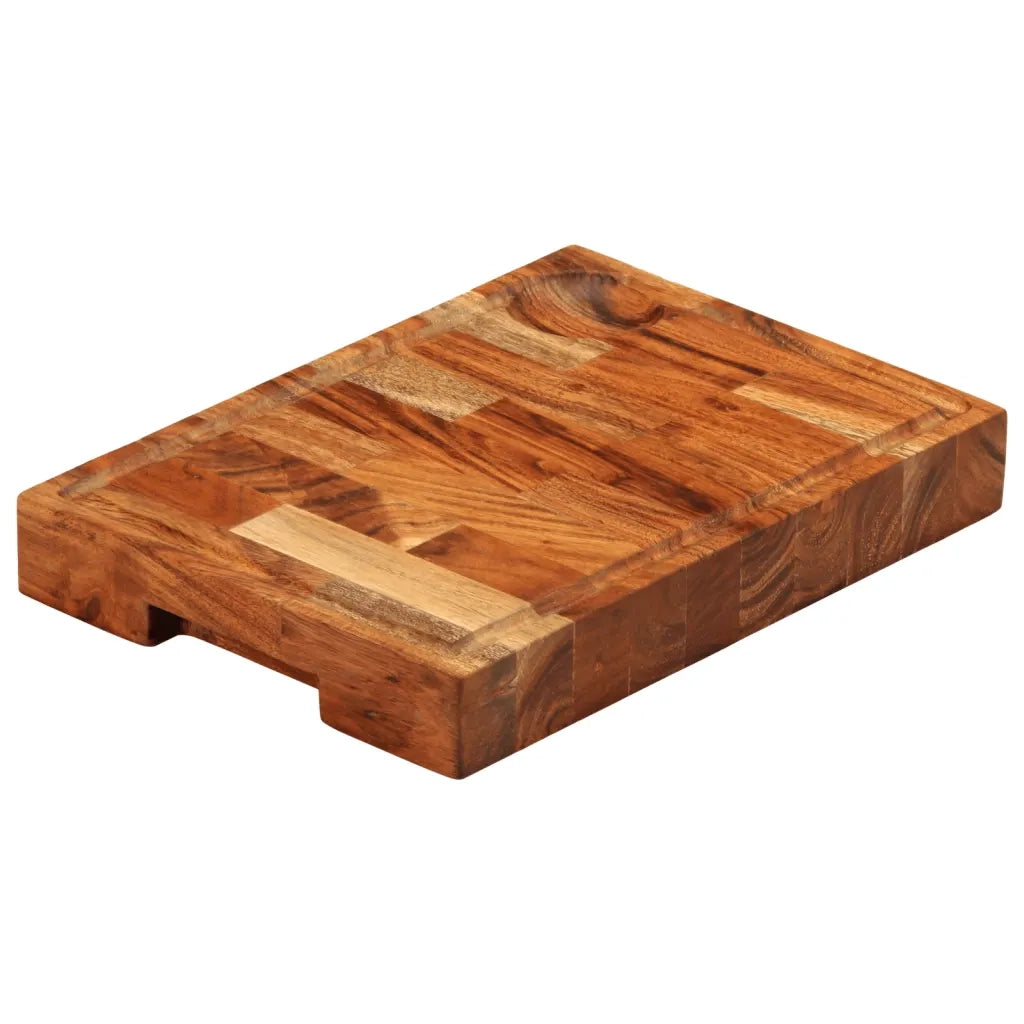 vidaXL Tagliere 30x21x4 cm in Legno Massello di Acacia