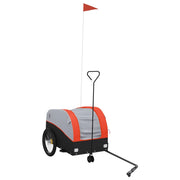 Rimorchio da Bici Nero e Arancione 30 kg in Ferro CFW8500395