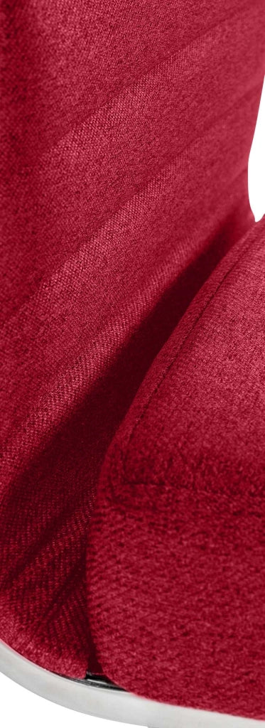 Sedia Da ufficio Amadora rosso,Tessuto