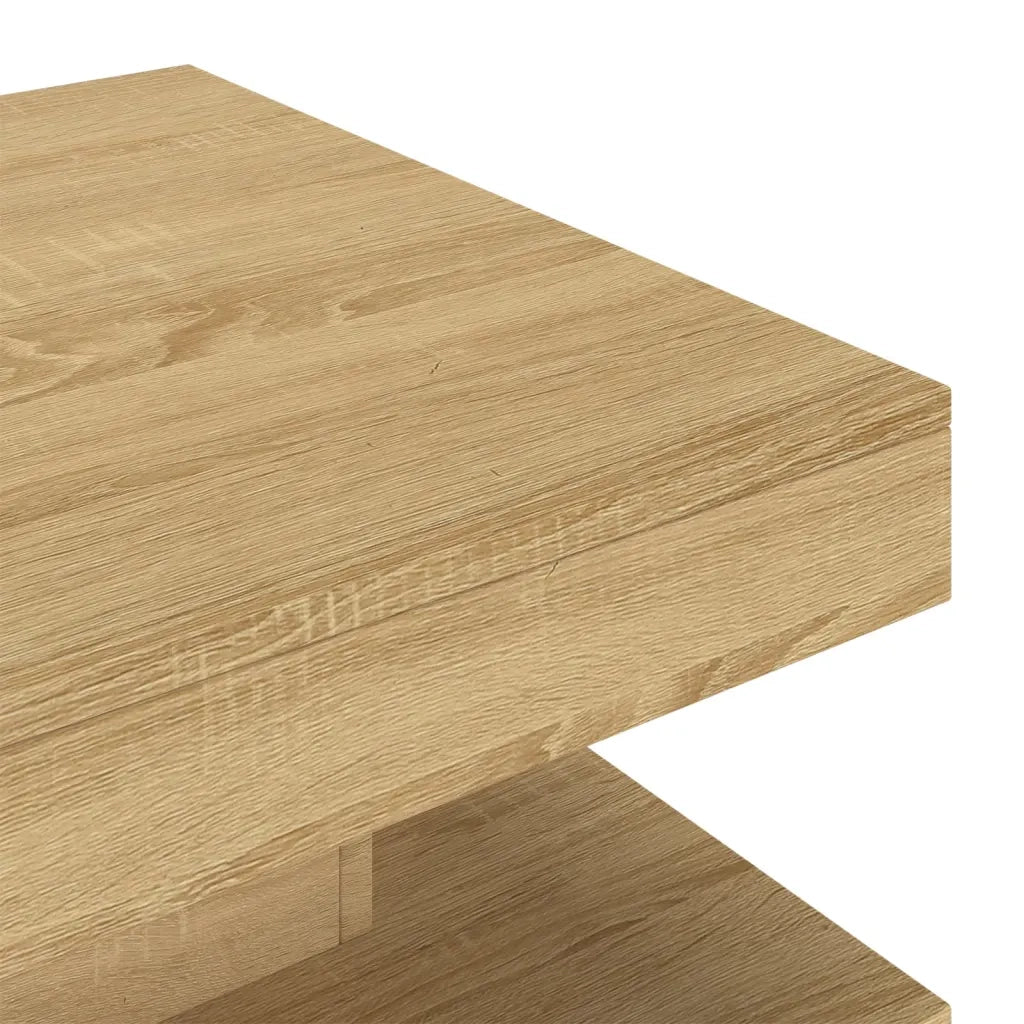 Tavolino da Salotto Marrone Chiaro 60x60x35 cm in MDF 286096