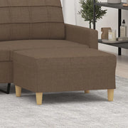 Poggiapiedi Marrone 70x55x41 cm in Tessuto cod mxl 63829