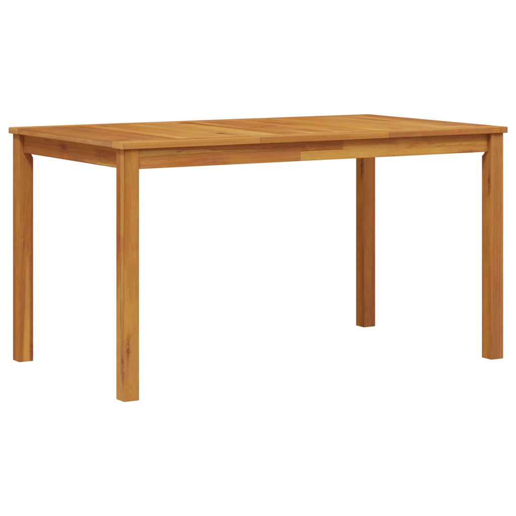 Set da Pranzo da Giardino 5 Pezzi Legno Massello di Acacia