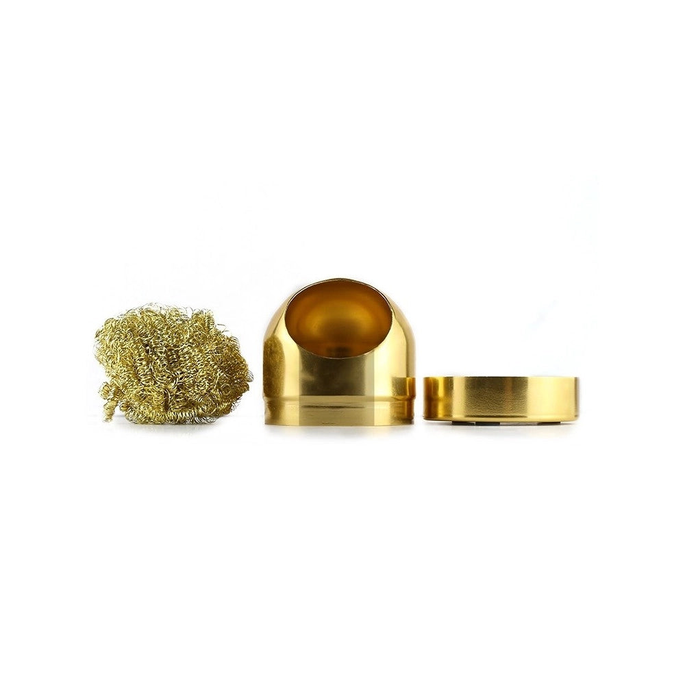 Trade Shop - Contenitore Con Paglietta Pulisci Punta Pulizia Saldatore Stagno Saldatura -