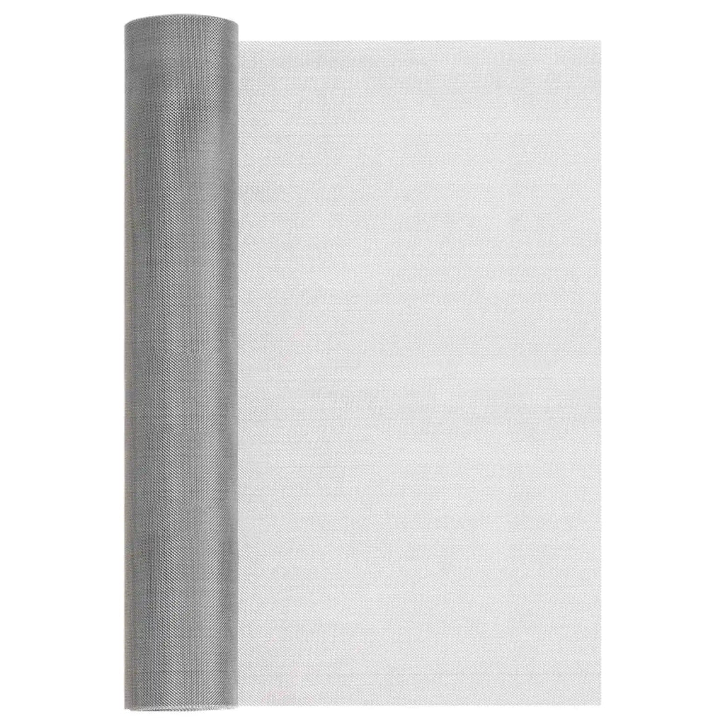 Rete per schermatura 40 x 1000 cm 30 Mesh Argento 42039549