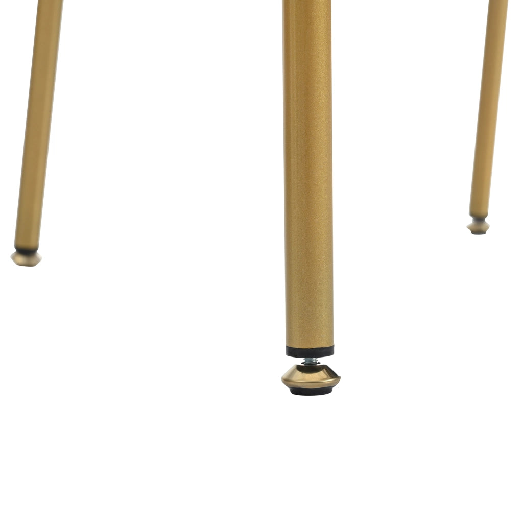 SEDIA da pranzo minimalista Beige in metallo e legno