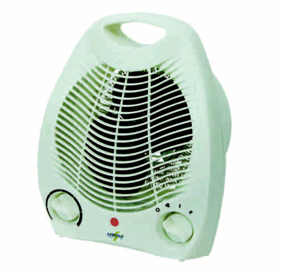 TERMOVENTILATORE CON TERMOSTATO 2000W  cm.27x13x23h.    SYNTESY