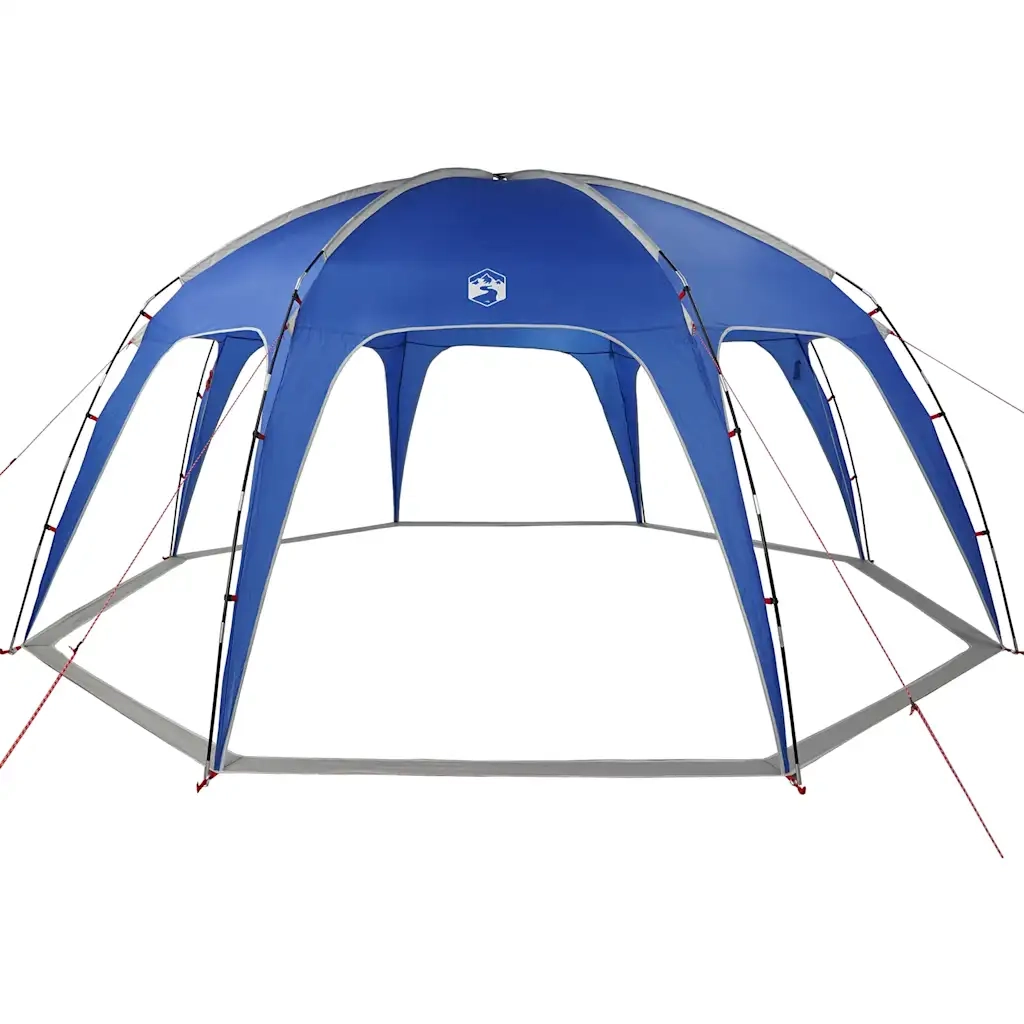 Tenda per Feste-Tenda da campeggio Azzurra Impermeabile 359641