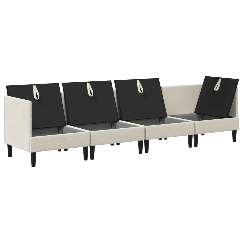 Set di mobili per il soggiorno 4 pcs Avena Tessuto 3413784