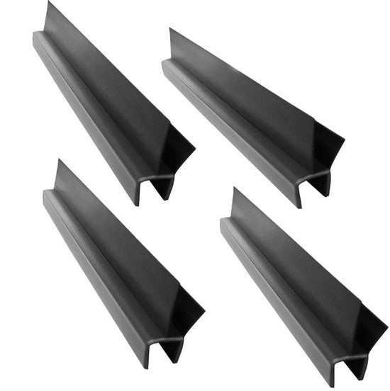 Afdichtingsstrip 24 pollici - Afdichting per doccia - Viti di sostituzione in PVC - Lunghezza regolabile 60 cm - Impermeabile - Materiale duraturo - Doccia a schermo