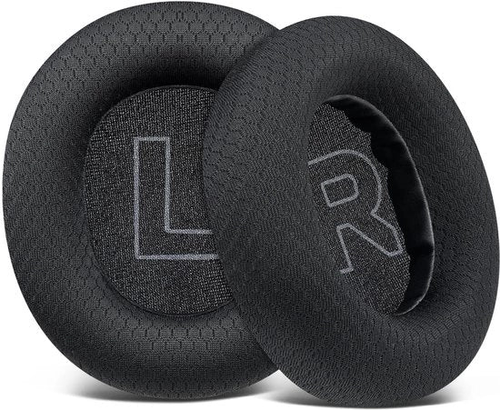 Orecchini di sostituzione per Steelseries Arctis Nova Pro Wired, Nova 1/1X/1P/3/3P/3X/4/4P/4X/5/5P/5X/7/7X/7P, cuffie con supporto per orecchie in schiuma isolante acustica - Bianco