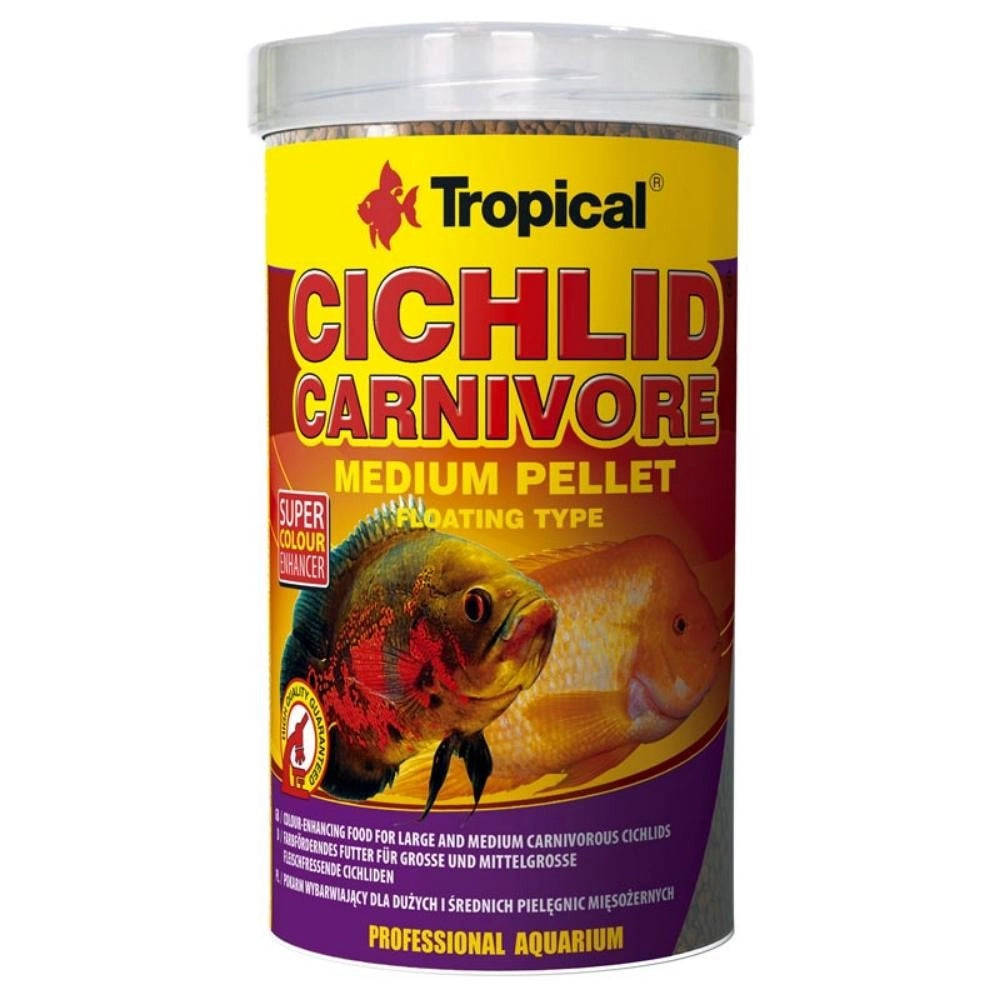 Tropical Cichlid Carnivore Medium Pellet Formato: 1000 ml