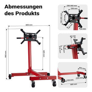 Cavalletto per motore Supporto Sostegno motore 450 kg
