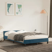 Giroletto senza Materasso Blu Scuro 120x200 cm in Velluto 347565