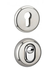 Coppia di rosette di sicurezza rinforzate cromate – THIRARD