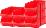 Scatola di archiviazione a pile in plastica di polipropilene, misura 5, set da 7 pezzi