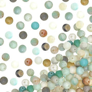 Kralen in pietra d'Amazonite, 120 pezzi, 6 mm, colore casuale, per gioielleria, alta qualità