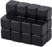 20 pezzi di magneti per lavagne, 8 x 8 x 8 mm minimagneti, magneti forti, piccoli, magneti neodymium neri, magneti forti per lavagna, magneti per frigorifero