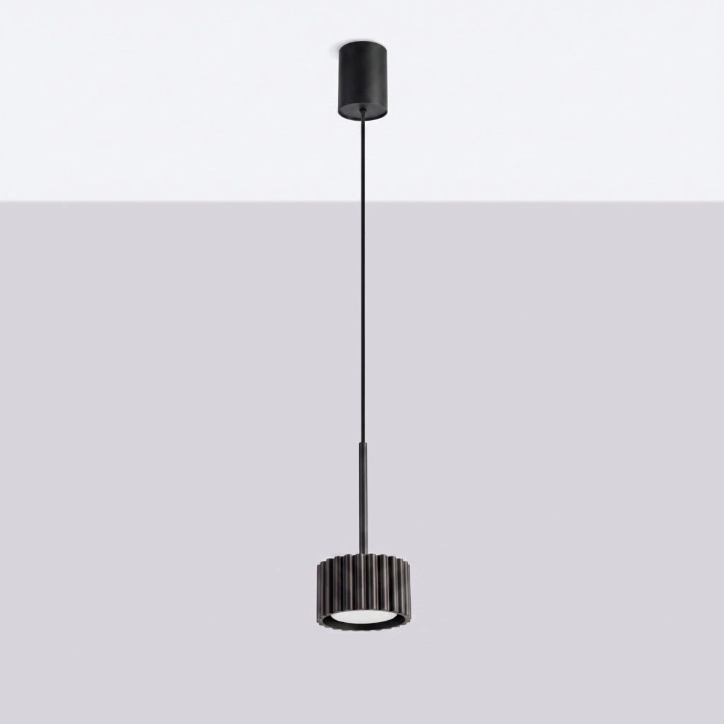 Lampada a sospensione AURA 1 nero Gx53