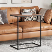 Tavolino da Salotto Nero 55x35x66 cm in Legno Multistrato cod mxl 62766