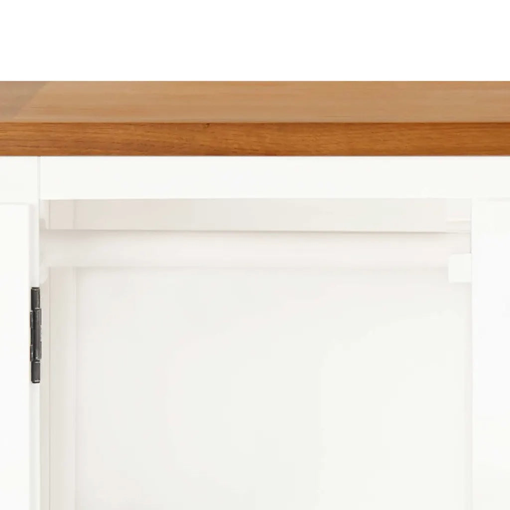 Guardaroba 76x52x105 cm in Legno Massello di Rovere cod mxl 55632