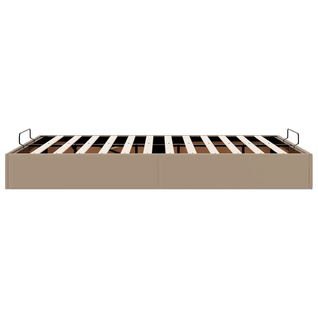 Struttura Letto Pouf senza Materasso 140x190 cm Similpelle 3310803