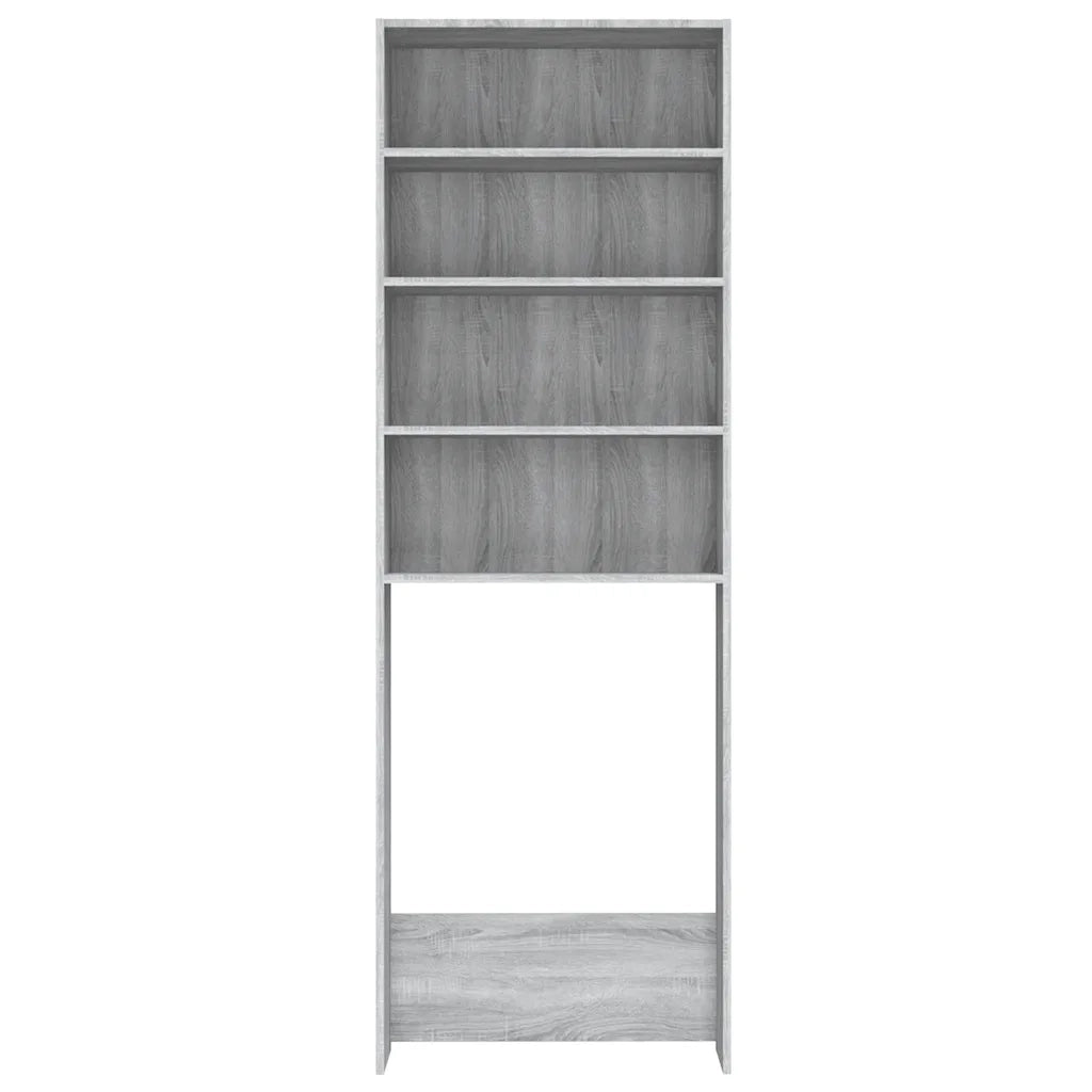 Mobile per Lavatrice Grigio Sonoma 64x24x190 cm CFW8221411