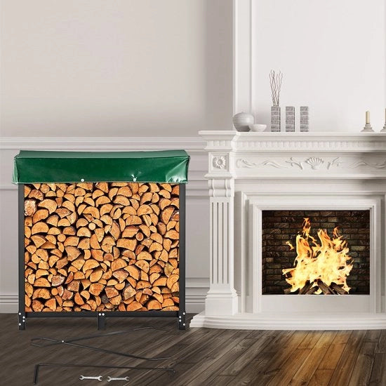 Houtopslag Industriale 6 Piedi 1300 kg Houtopslag Brandhout Meta Grosso Brandhout Logbook Basso Interno per Casa