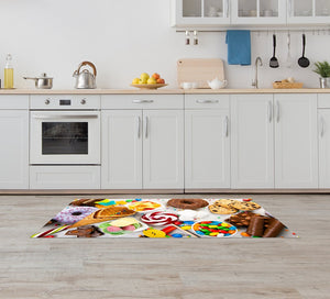 Tappeto Cucina Antiscivolo Made in Italy Passatoia Antimacchia Multiuso Corridoio Soggiorno Lavabile in Lavatrice - 50x350 - Dolci