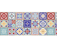 Tappeto Cucina Antiscivolo Made in Italy Passatoia Antimacchia Multiuso Corridoio Soggiorno Lavabile in Lavatrice - 50x550 - Mattonella