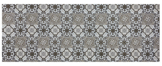 Tappeto Cucina Antiscivolo Made in Italy Passatoia Antimacchia Multiuso Corridoio Soggiorno Lavabile in Lavatrice - 50x100 - Brownie