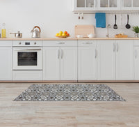 Tappeto Cucina Antiscivolo Made in Italy Passatoia Antimacchia Multiuso Corridoio Soggiorno Lavabile in Lavatrice - 50x200 - Brownie