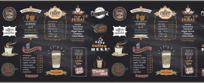 Tappeto Cucina Antiscivolo Made in Italy Passatoia Antimacchia Multiuso Corridoio Soggiorno Lavabile in Lavatrice - 50x450 - Menu