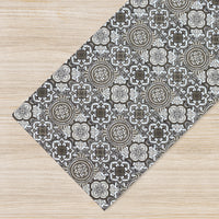 Tappeto Cucina Antiscivolo Made in Italy Passatoia Antimacchia Multiuso Corridoio Soggiorno Lavabile in Lavatrice - 50x200 - Brownie