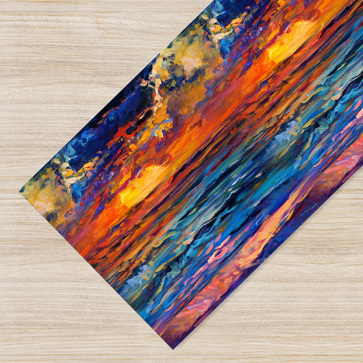 Tappeto Cucina Antiscivolo Made in Italy Passatoia Antimacchia Multiuso Corridoio Soggiorno Lavabile in Lavatrice - 50x600 - Quadri993