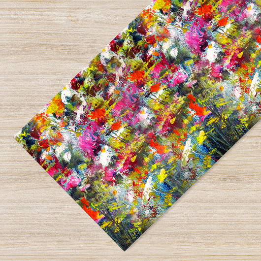 Tappeto Cucina Antiscivolo Made in Italy Passatoia Antimacchia Multiuso Corridoio Soggiorno Lavabile in Lavatrice - 50x450 - Quadri997