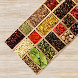 Tappeto Cucina Antiscivolo Made in Italy Passatoia Antimacchia Multiuso Corridoio Soggiorno Lavabile in Lavatrice - 50x450 - Riquadri di spezie