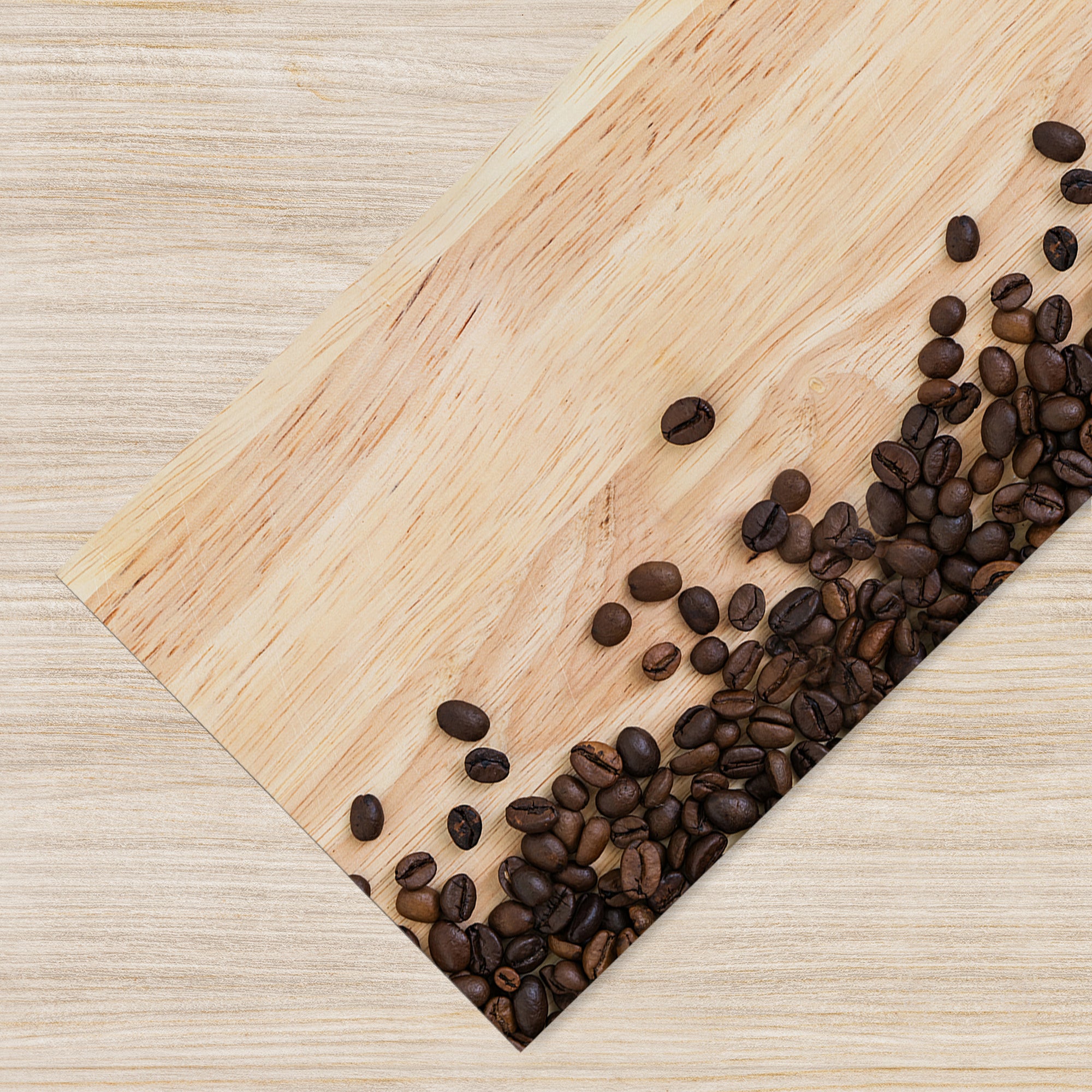 Tappeto Cucina Antiscivolo Made in Italy Passatoia Antimacchia Multiuso Corridoio Soggiorno Lavabile in Lavatrice - 50x150 - Chicchi Caffe