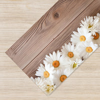 Tappeto Cucina Antiscivolo Made in Italy Passatoia Antimacchia Multiuso Corridoio Soggiorno Lavabile in Lavatrice - 50x200 - Margherite