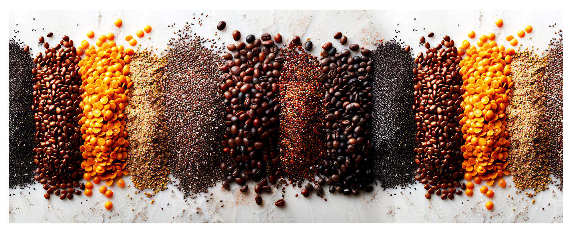 Tappeto Cucina Antiscivolo Made in Italy Passatoia Antimacchia Multiuso Corridoio Soggiorno Lavabile in Lavatrice - 50x200 - Multi Chicchi