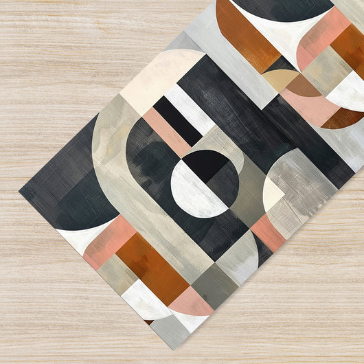 Tappeto Cucina Antiscivolo Made in Italy Passatoia Antimacchia Multiuso Corridoio Soggiorno Lavabile in Lavatrice - 50x150 - Picasso Grigia