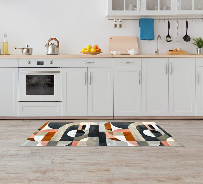 Tappeto Cucina Antiscivolo Made in Italy Passatoia Antimacchia Multiuso Corridoio Soggiorno Lavabile in Lavatrice - 50x300 - Picasso Grigia