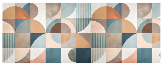 Tappeto Cucina Antiscivolo Made in Italy Passatoia Antimacchia Multiuso Corridoio Soggiorno Lavabile in Lavatrice - 50x200 - Picasso Multicolor